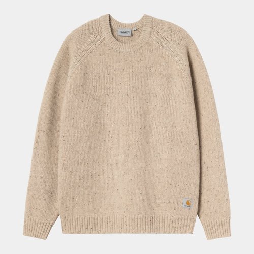 Carhartt WIP Sweater - Speckled Fleur De Sel - I010977_3AU_XX