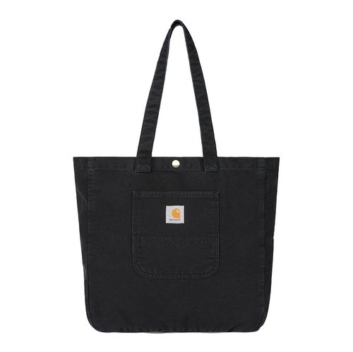 Carhartt WIP Bayfield Tote Canvas, 12 oz - Black Stone Canvas - I035688_89_4O