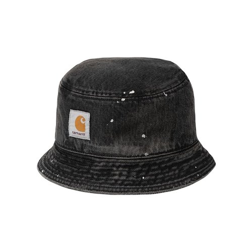 Carhartt WIP Belmar Bucket Hat Black destroy wash, splatter | M-L - I037019_89_EJ