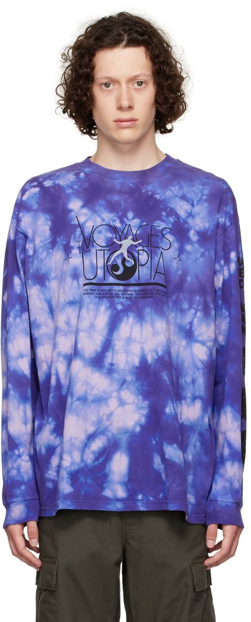 Carhartt WIP Blue Organic Cotton Long Sleeve T-Shirt - Razzmic/Soft - I030201_0TK_XX