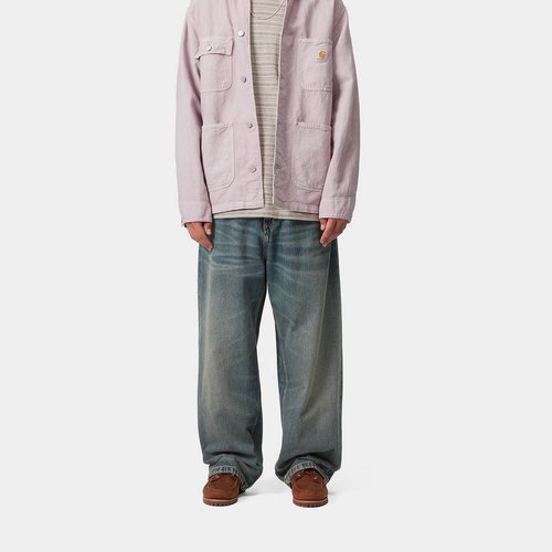 Carhartt WIP Brandon Pant Denim, 13.5 oz - Blue Worn Used Wash - I035893_01_4Q