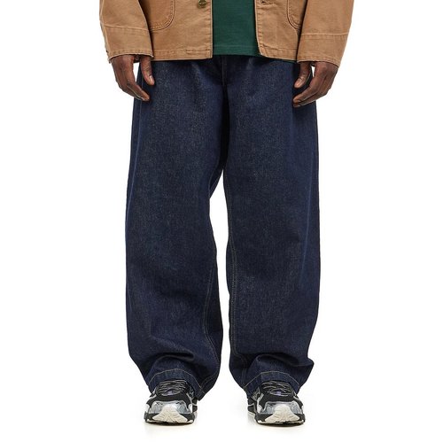 Carhartt WIP Brandon Loose Straight Jeans - Blue Rinsed - I035893_01_02