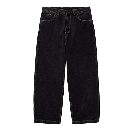 Carhartt WIP Brandon Loose Straight Jeans - Black Stone Washed - I035893_89_06