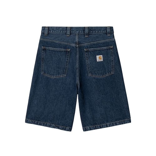Carhartt WIP Navy Brandon Denim Shorts - Blue - I037161_01_06