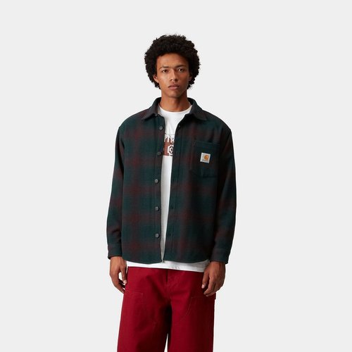 Carhartt WIP Brennan Shirt Jac - Brennan Check/Deep Lagoon/Rondo - I035324_34K_XX