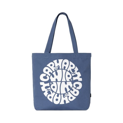 Carhartt WIP Canvas Graphic Tote Jazzy Print, Blue Iris - I033975_2VU_XX