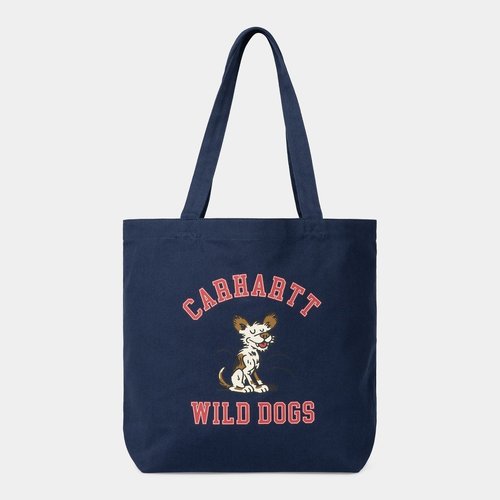 Carhartt WIP Canvas Graphic Tote Wild Dog Print, Jupiter - I033975_3EU_XX