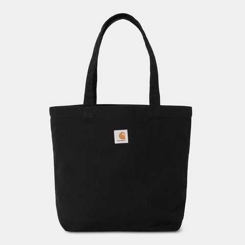 Carhartt WIP Canvas Graphic Tote Wiptopia Print, Black - I033975_3ET_XX