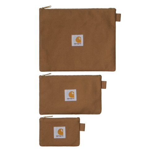 Carhartt WIP Canvas Pouch Set Canvas, 386 g/m - Hamilton Brown - I034758_HZ_XX