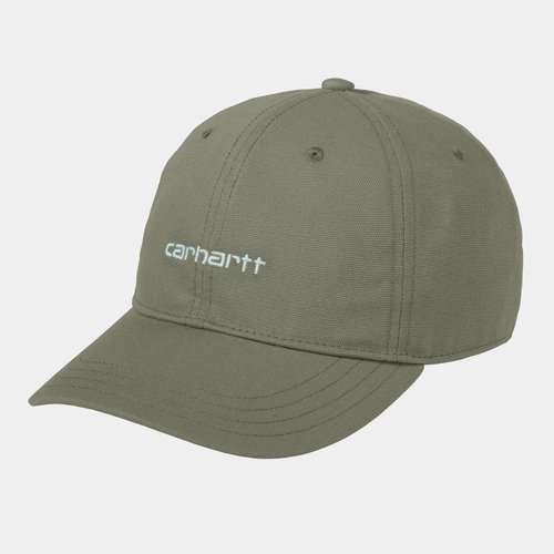 Carhartt WIP Canvas Script Cap Leaf Tourmaline | green - I028876_3PM_XX