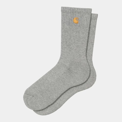 Carhartt WIP Chase Socks - Grey Heather/Gold - I036747_00M_XX