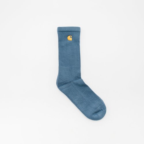 Carhartt WIP Chase Socks - Storm Blue/Gold - I029421_0XW_XX