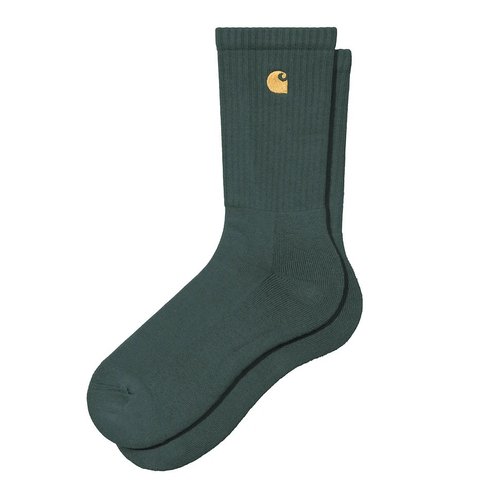 Carhartt WIP Chase Socks - Velvet Green/Gold - I036747_3H4_XX