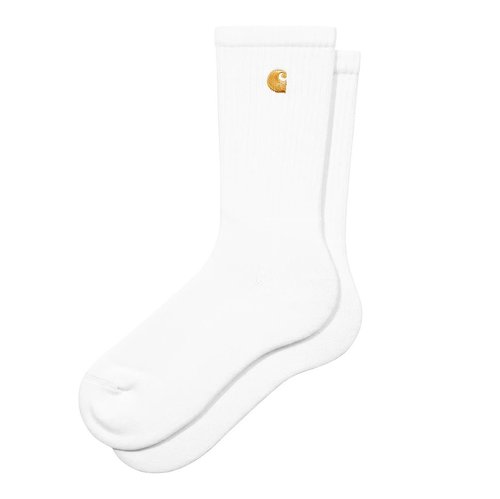 Carhartt WIP Chase Socks - White/Gold - I036747_00R_XX