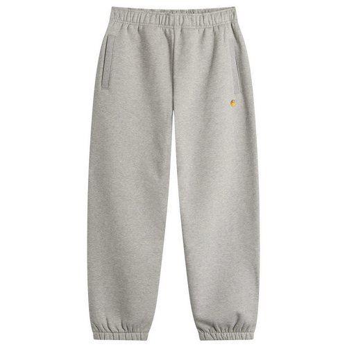 Carhartt WIP Chase Sweat Pant - Grey Heather/Gold - I037458_00M_XX