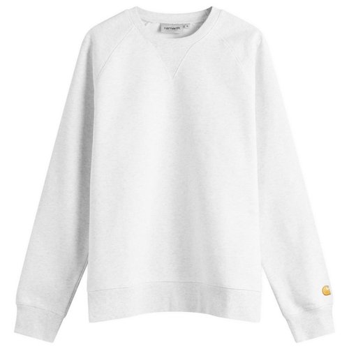 Carhartt WIP Chase Sweatshirt - Ash Heather/Gold - I033660_00J_XX