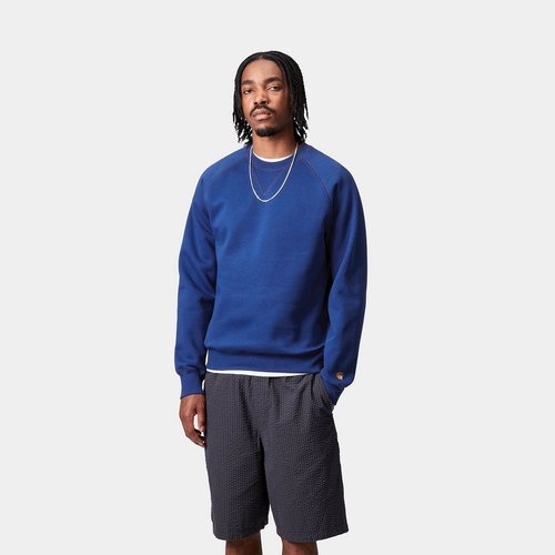 Carhartt WIP Carhartt Blue Cotton Blend Chase Sweat - I033660_30X_XX