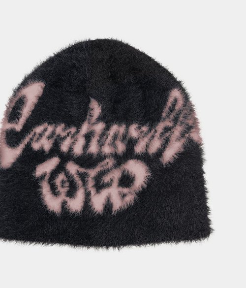 Carhartt WIP Chedda Beanie - Black/Glassy Pink - I035509_3DY_XX