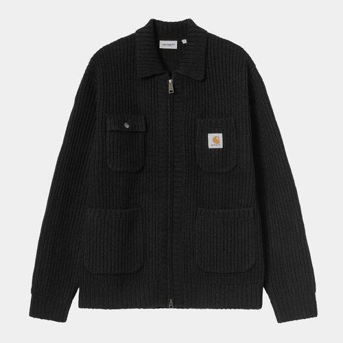 Carhartt WIP Carhartt Black Knit Chore Knit Jacket - Black 89Xx - I035399_89_XX