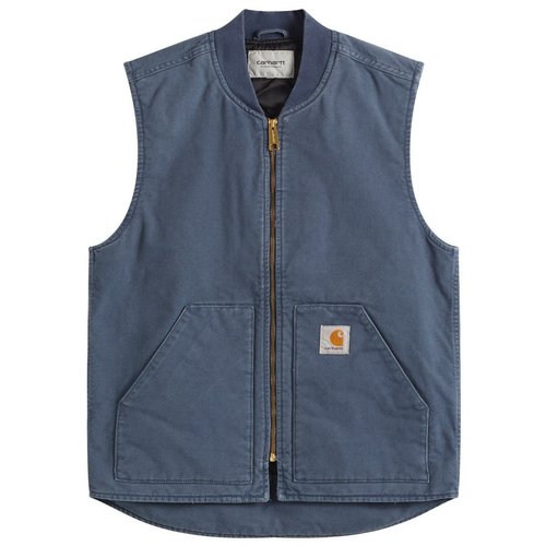 Carhartt WIP Classic Vest - Dusky Blue Stone Canvas - I034821_2OT_4O