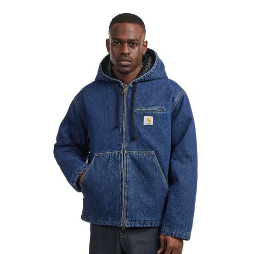 Carhartt WIP Cleveland Jacket - Blue Stone Washed - I036258_01_06