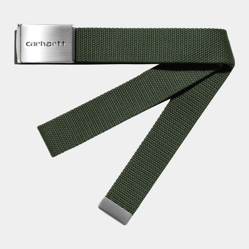 Carhartt WIP Clip Belt Chrome Opuntia - I019176_2ZX_XX