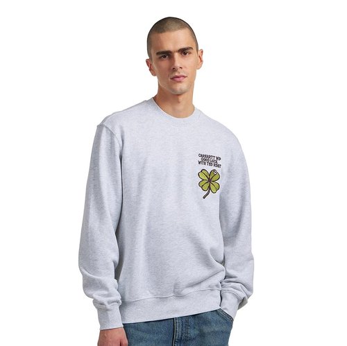 Carhartt WIP Clover Sweat - Ash Heather - I036038_482_XX