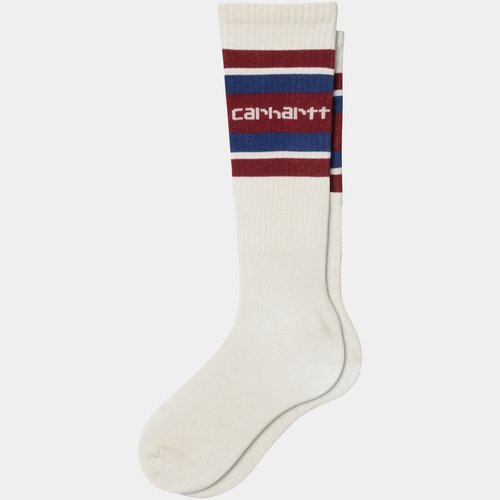 Carhartt WIP Connors Socks - Natural/Scarlet/Wolfsbane - I033877_3BQ_XX