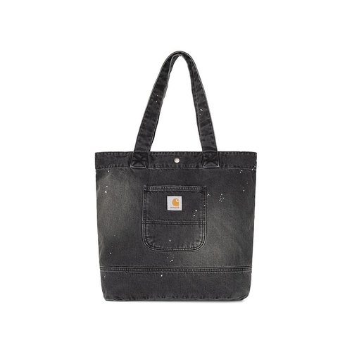 Carhartt WIP Denim Tote destroy wash, splatter - 28L - I037032_89_EJ