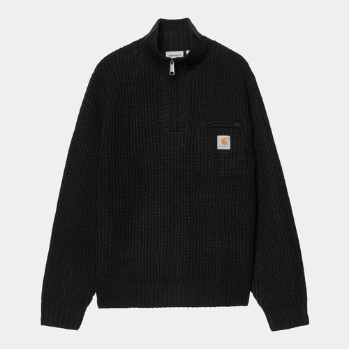 Carhartt WIP Detroit Half Zip Sweater - Black - I035398_89_XX