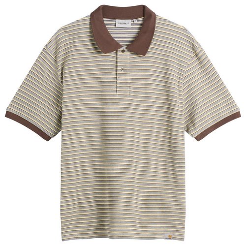 Carhartt WIP Dion Stripe Polo - Wax - I036306_3L_9X