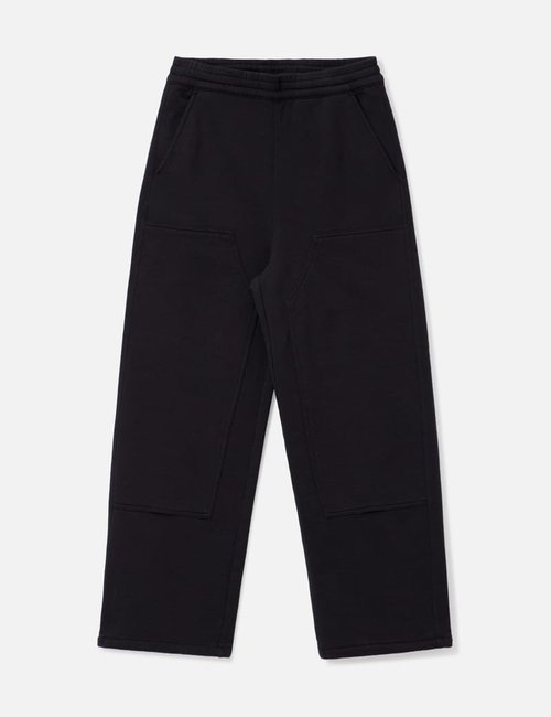 Carhartt WIP Double Knee Sweat Pant - Black Stone Washed