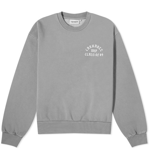 Carhartt WIP Gray Sweatshirt - Marengo/White - I033236_23R_GD
