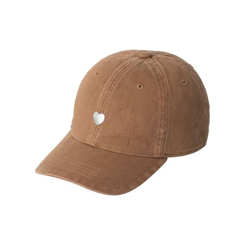 Carhartt WIP Heart Metal Cap - Hamilton Brown/Silver - I036302_3QG_XX