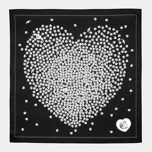 Carhartt WIP Heart to Hartt Bandana - Black - I035746_89_XX
