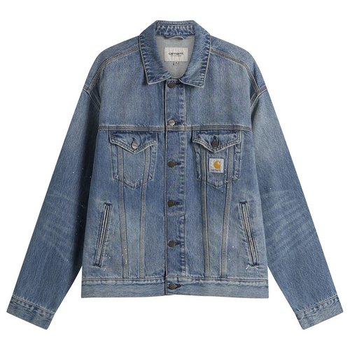 Carhartt WIP Helston Jacket - Blue Paint Destroy Wash - I033352_01_EJ