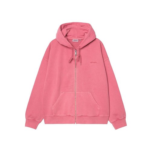 Carhartt WIP Hooded Benton Sweat Jacket - Primrose Garment Dyed - I035437_3IJ_GD