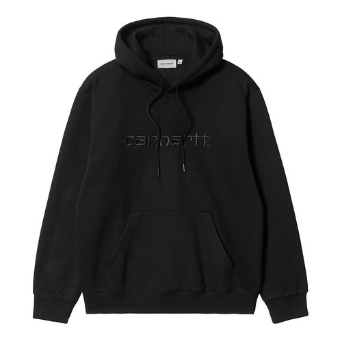 Carhartt WIP Hooded Carhartt Sweat - Black/Black - I030547_00E_XX