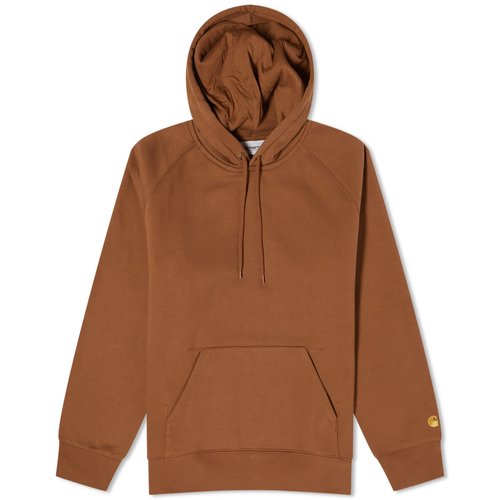 Carhartt WIP Hooded Chase Sweat - Tamarind/Gold - I026384_1R0_XX