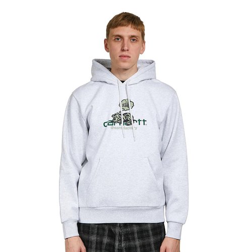 Carhartt WIP Hooded Dream Factory Sweat - Ash Heather - I031014_482_XX