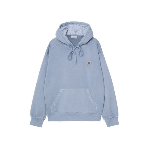 Carhartt WIP Hooded Nelson Sweat - Gentle Blue Garment Dyed - I029963_3HX_GD