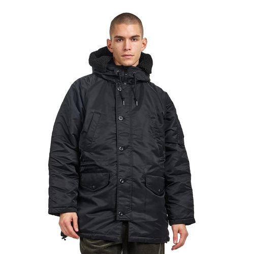 Carhartt WIP Hooded Olten Parka Coat - Black - I033929_89_XX