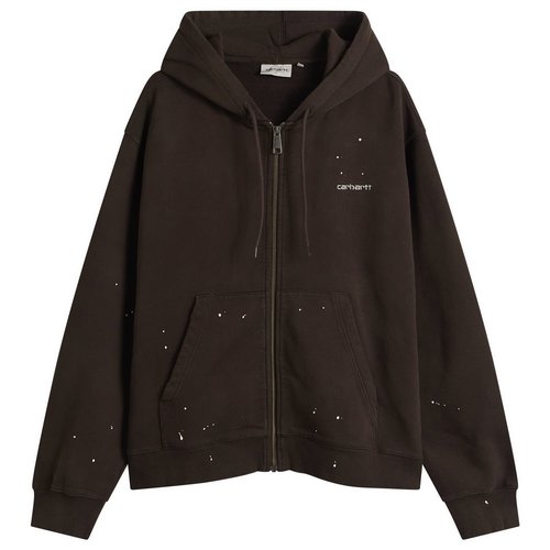 Carhartt WIP Hooded Painter Jacket - Tobacco Paint Destroy Wash - I036913_47_EJ