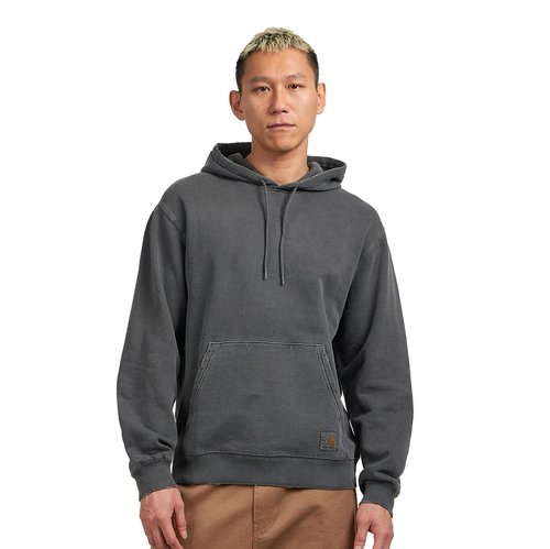 Carhartt WIP Hooded Sweat - Black Grind Wash - I036053_89_B7