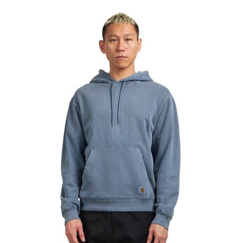 Carhartt WIP Hooded Torion Sweat - Office Blue Grind Wash - I036053_3GB_B7
