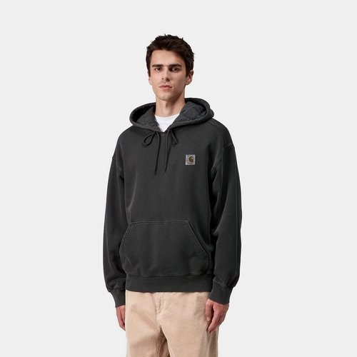 Carhartt WIP Hooded Vista Sweat - Black Garment Dyed - I029523_89_GD
