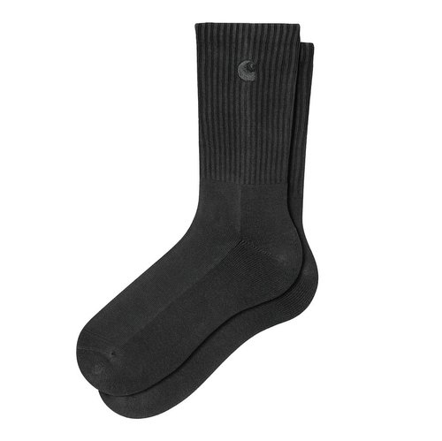 Carhartt WIP Hudson Socks - Black Chalk Wash - I035135_89_5F