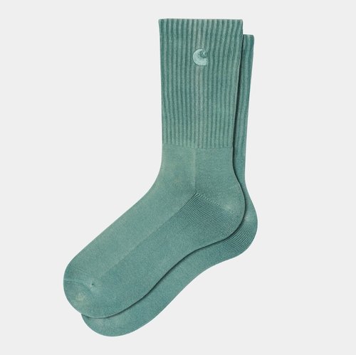 Carhartt WIP Hudson Socks - Saguaro Chalk Wash - I035135_2ZU_5F
