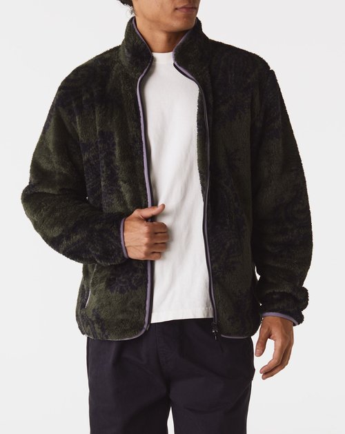 Carhartt WIP Jebson Sweat Jacket - Paisley Big Print/Plant/Glassy Purple - I032321_1UH_XX