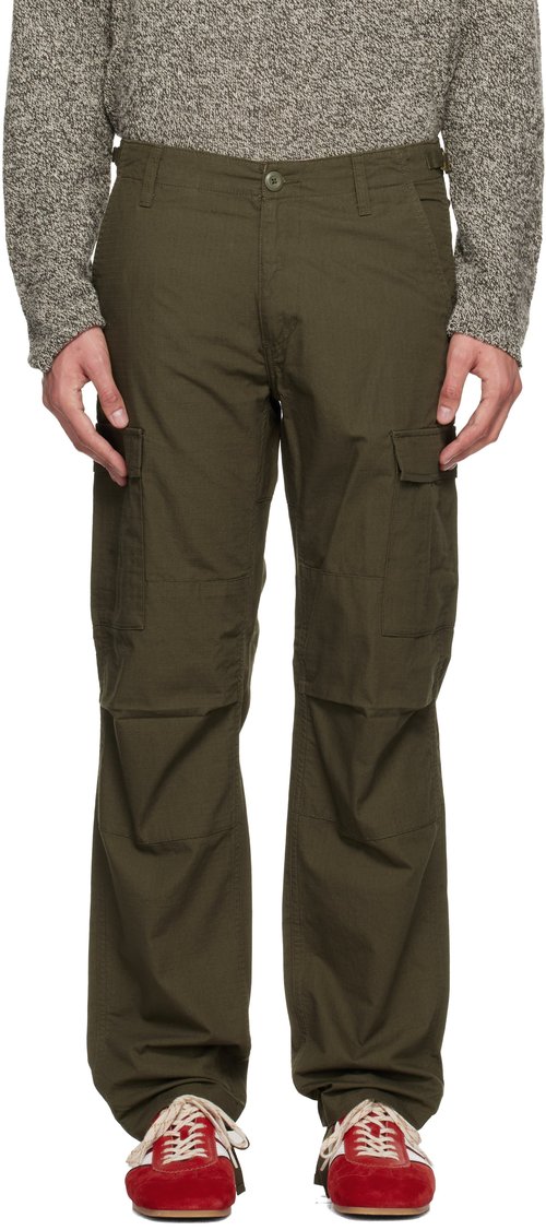 Carhartt WIP Khaki Aviation Cargo Pants - Cypress6302 - I032468